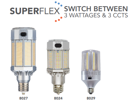 super flex post top led switch