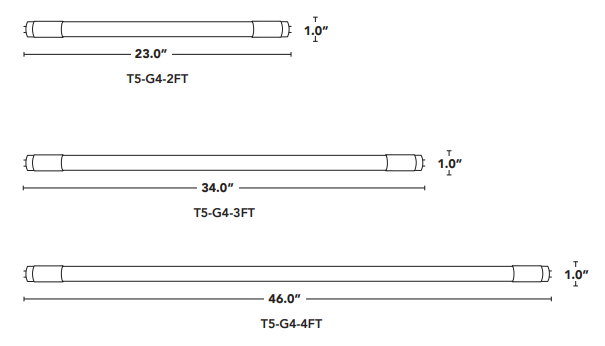 hybrid total tube T5G4