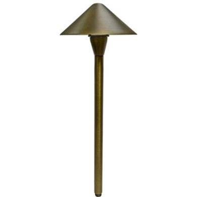 Dabmar Lighting LV36 Weathered Brass - Low Voltage Outdoor Path and Walkway Light