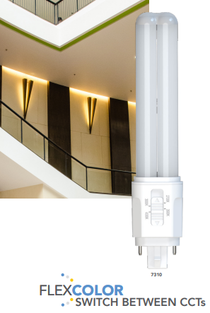 Light Efficient Design: PL (Type A+B) Replaces Up To 26W