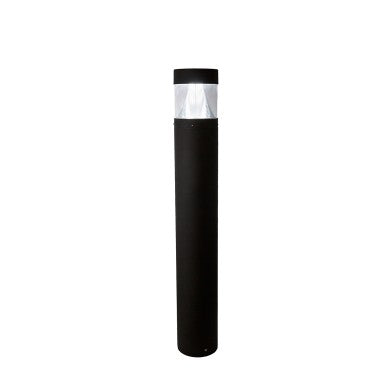 Dabmar Lighting D900 Black or Bronze Cast Aluminum Bollard Light (Round) – 3000K/4000K/5000K CCT Tunable, ETL Rated