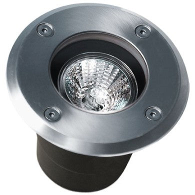 Dabmar Lighting FG319 Stainless Steel In-Ground Well Light – 12V MR16 Bi-Pin, 20W Max, ETL Wet Location Approved