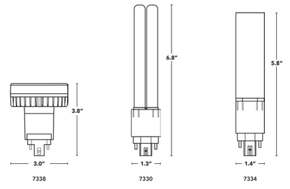 Type A 4-Pin PL Lamps