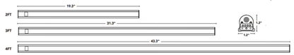3 LED Superflex Linkable Bar