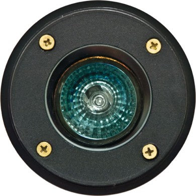 Dabmar Lighting LV301-B-SLV & LV301-BZ-SLV Black or Bronze Cast Aluminum LED In-Ground Well Light with PVC Sleeve