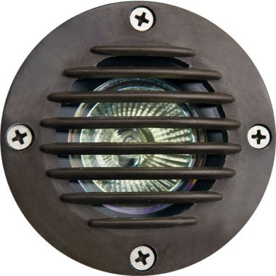 Dabmar Lighting FG317-B & FG317-BZ Black or Bronze Fiberglass In-Ground Well Light with Grill